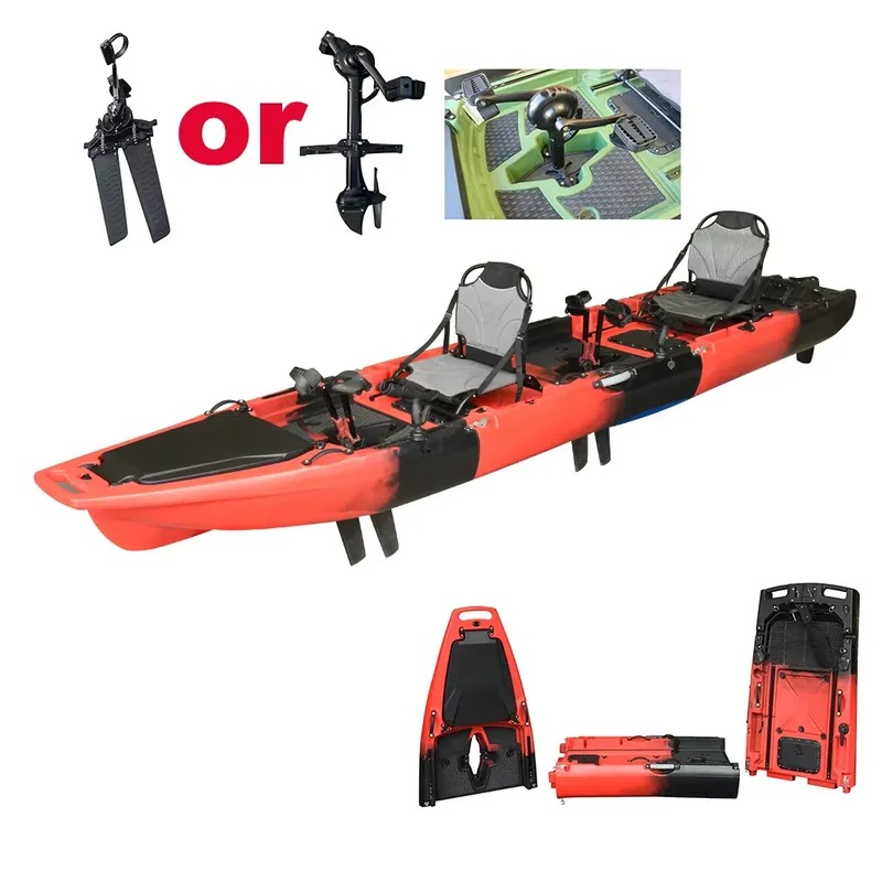 Hot Sale 14FT 2-Person Double  - đánh giá và giá Fishing Kayak Sit In