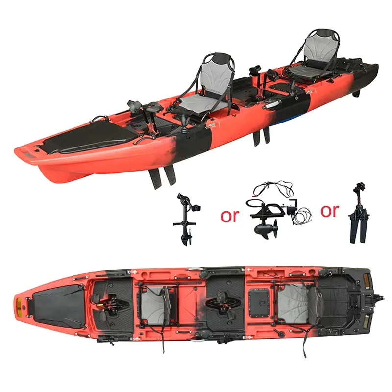 Wholesale 14 FT HDPE 3 Section - đánh giá và giá Fishing Kayak Pedal Drive