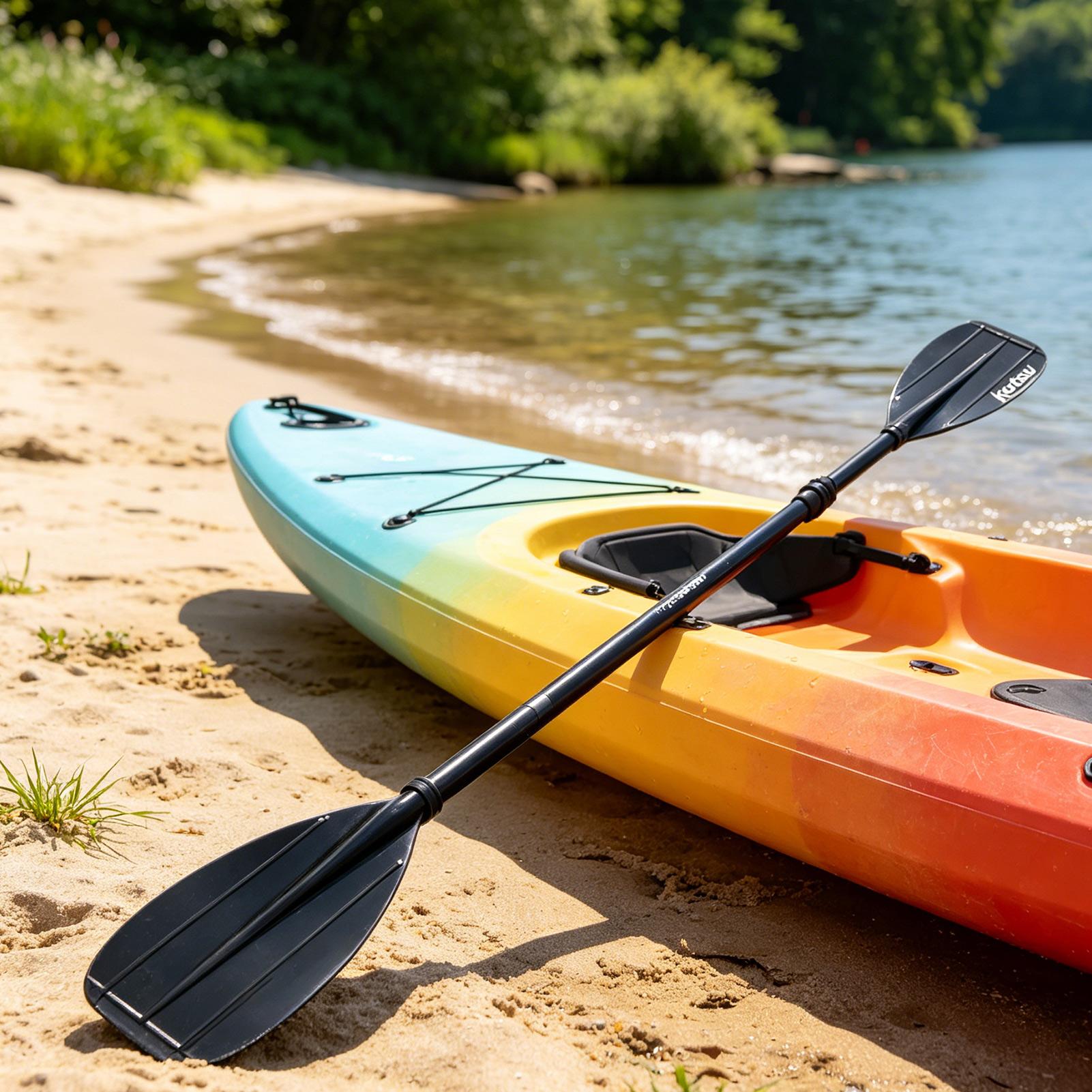Carbon Fiber Paddle 2 Section  - đánh giá và giá Fishing Kayak Paddle