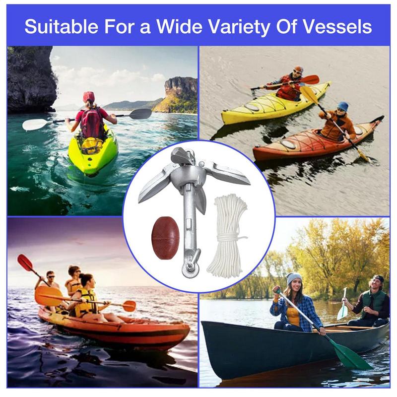 Canoe Anchoring Compact Kayak  - đánh giá và giá Fishing Kayak Anchor