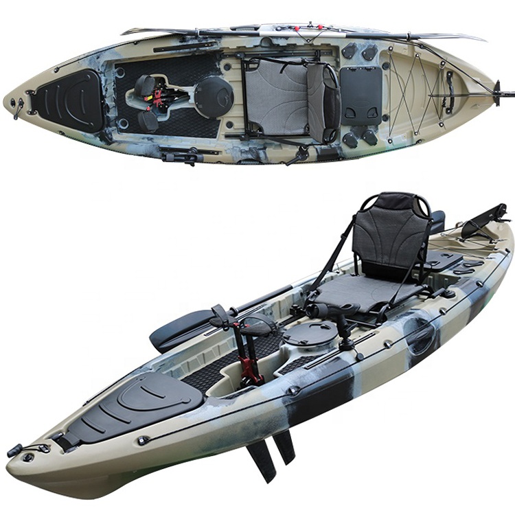 New Designed Plastic Kayak Fis - đánh giá và giá Fishing Kayak Pedal Drive